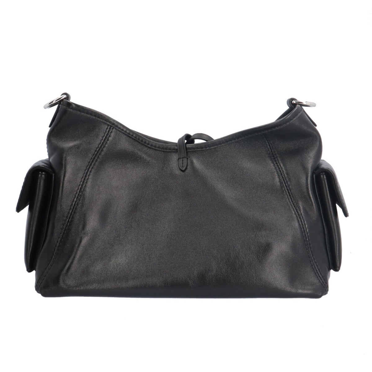 Louis Vuitton Black Leather Shoulder Bag (Pre-Owned)