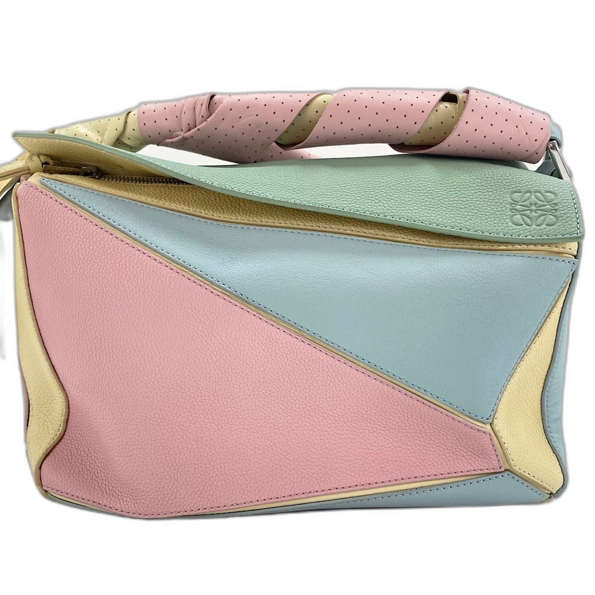 Loewe Puzzle Multi-Color Leather Handbag (Pre-Owned)