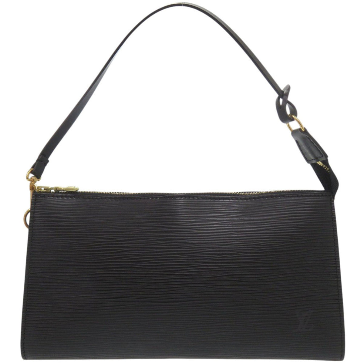 Louis Vuitton Noir Epi Leather Handbag Pochette Pouch (Pre-Owned)