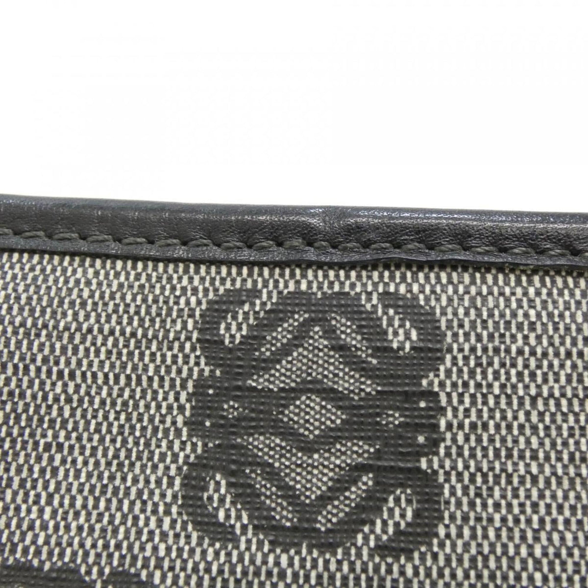 Loewe Black Coated Canvas Shoulder Bag (Pre-Owned)