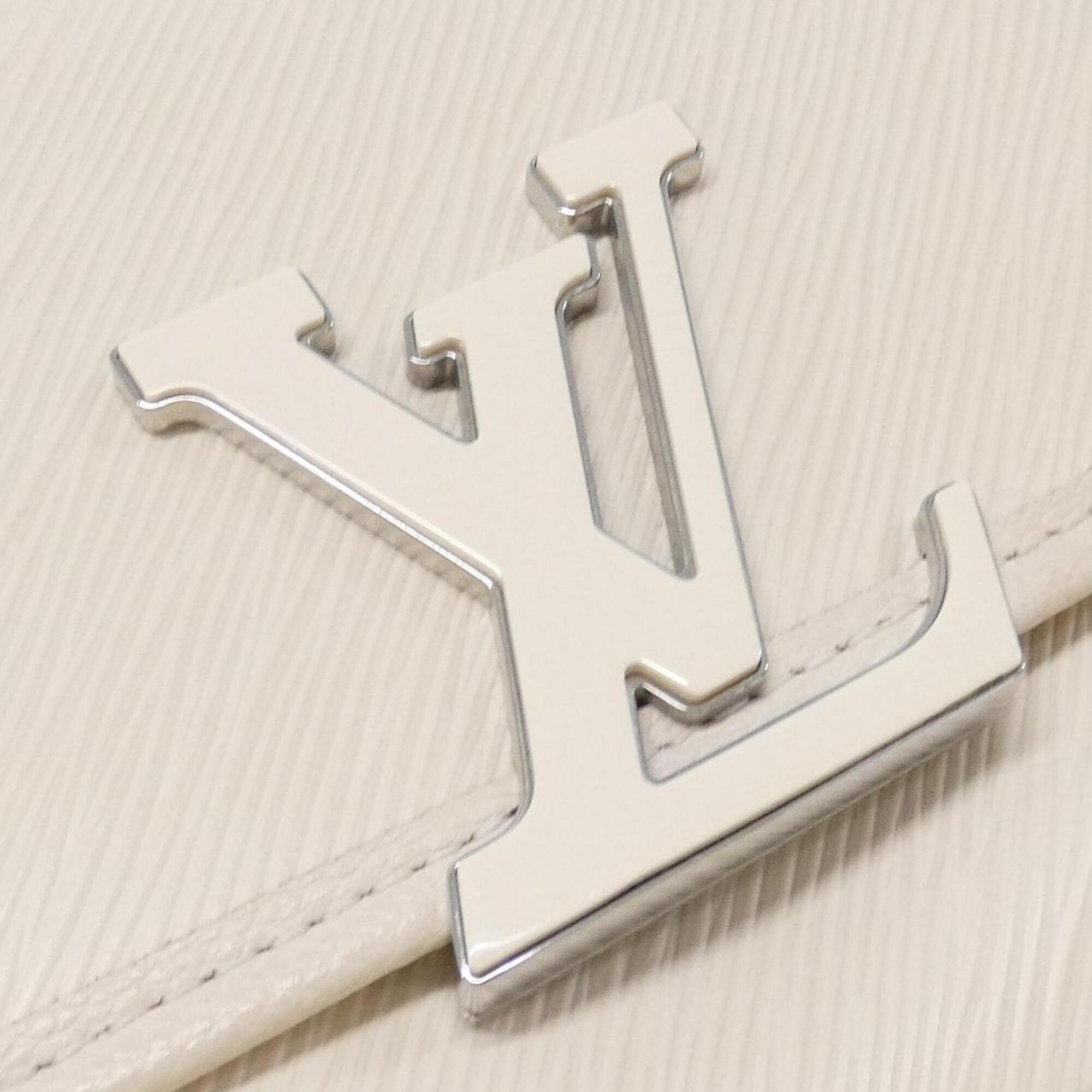 Louis Vuitton Beige Leather Shoulder Bag (Pre-Owned)
