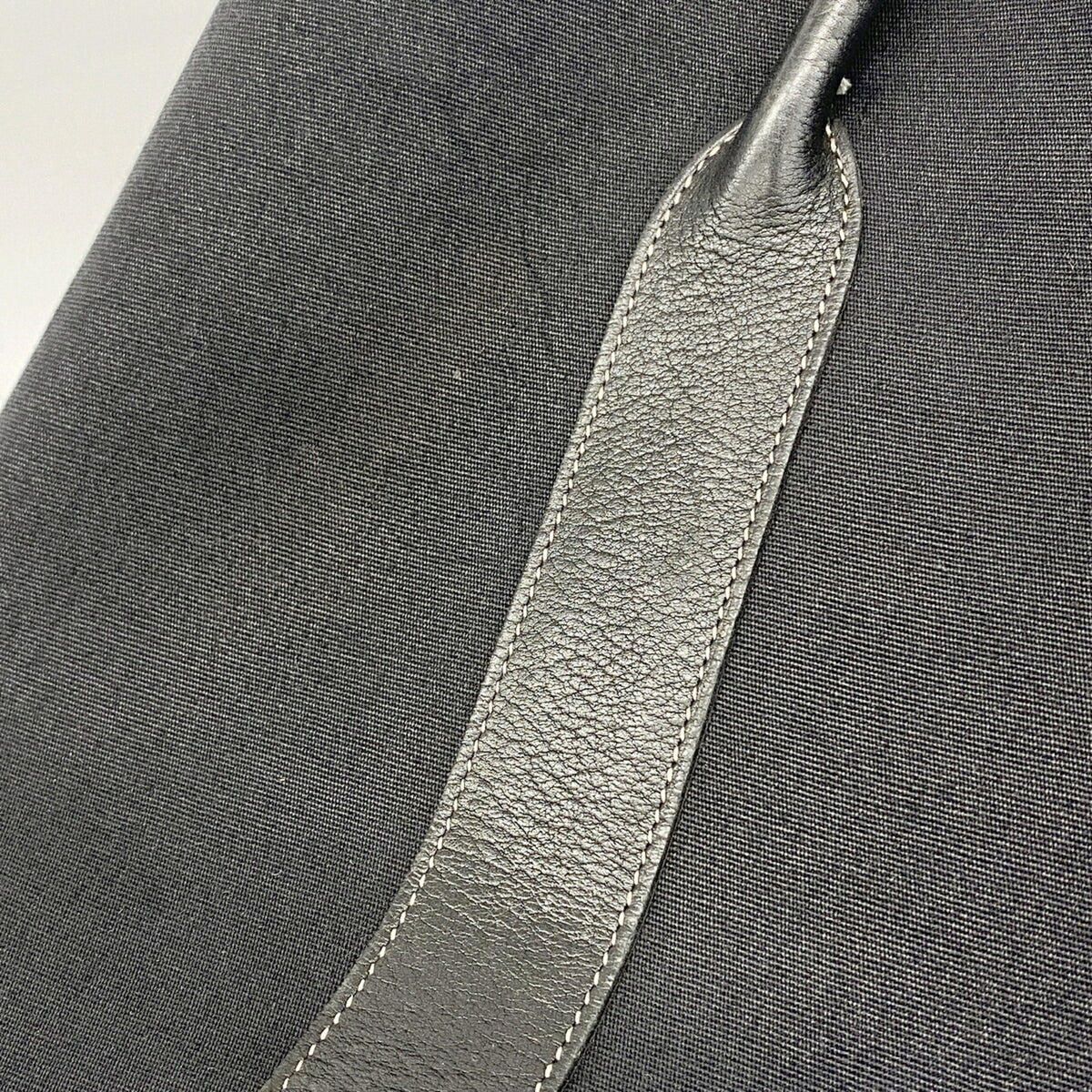 Hermes Black Toile Officier Tote Bag (Pre-Owned)