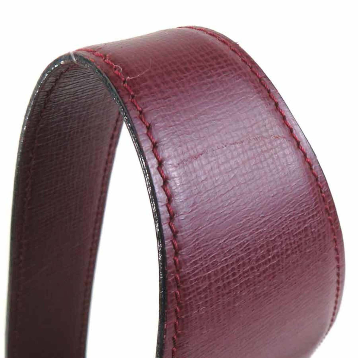 Cartier Burgundy Leather Shoulder Bag (Pre-Owned)