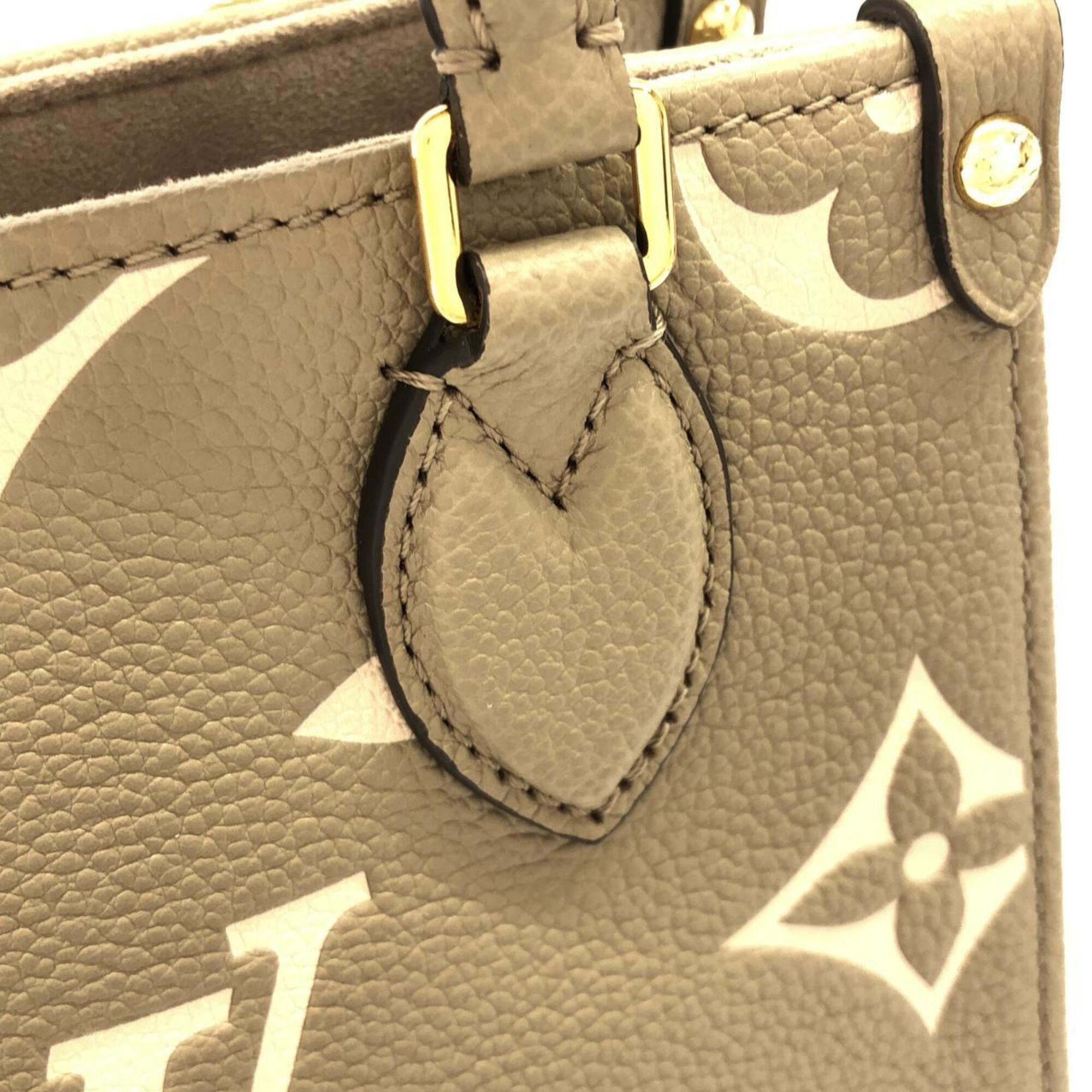 Louis Vuitton Beige Tourterelle Leather Handbag (Pre-Owned)
