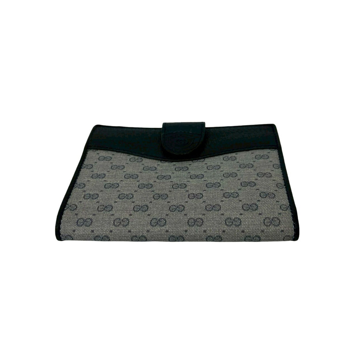 Gucci Navy Leather Pvc Wallet (Bi-Fold) (Pre-Owned)