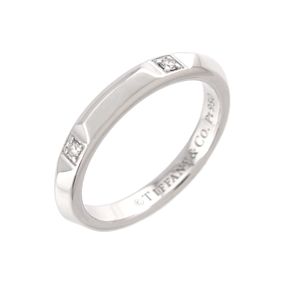 Tiffany Platinum 950 Band Ring (Pre-Owned)
