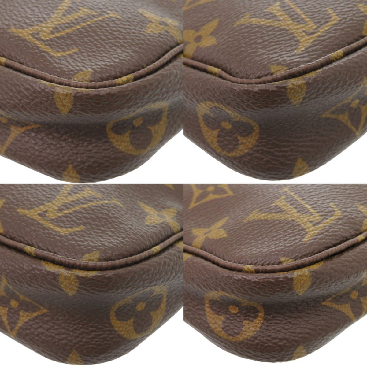 Louis Vuitton Brown Monogram Monogram Handbag Pochette Pouch (Pre-Owned)