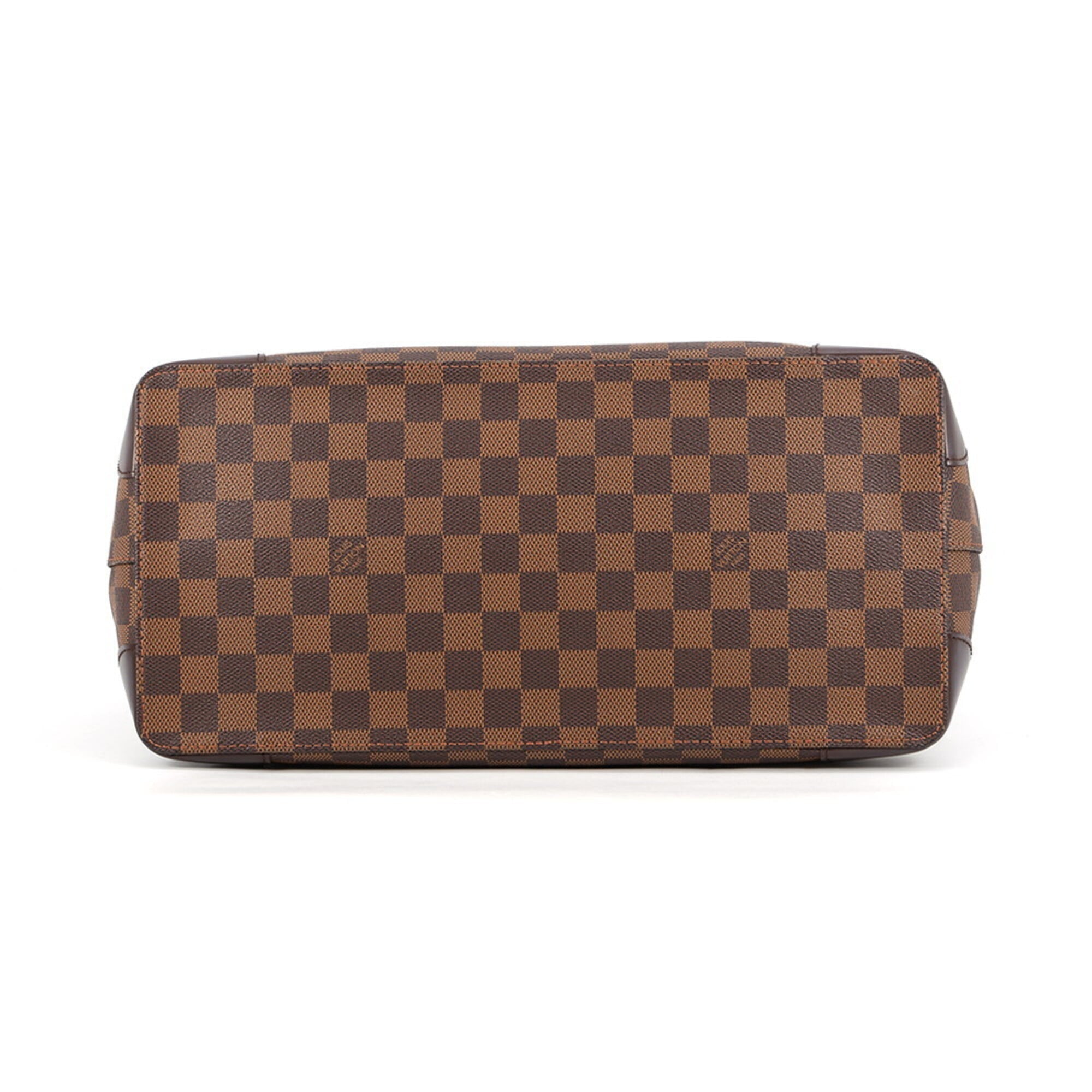 Louis Vuitton Damier Damier Canvas Ebene Red Color Damier Canvas Handbag Shoulder Bag Tote Bag (Pre-Owned)