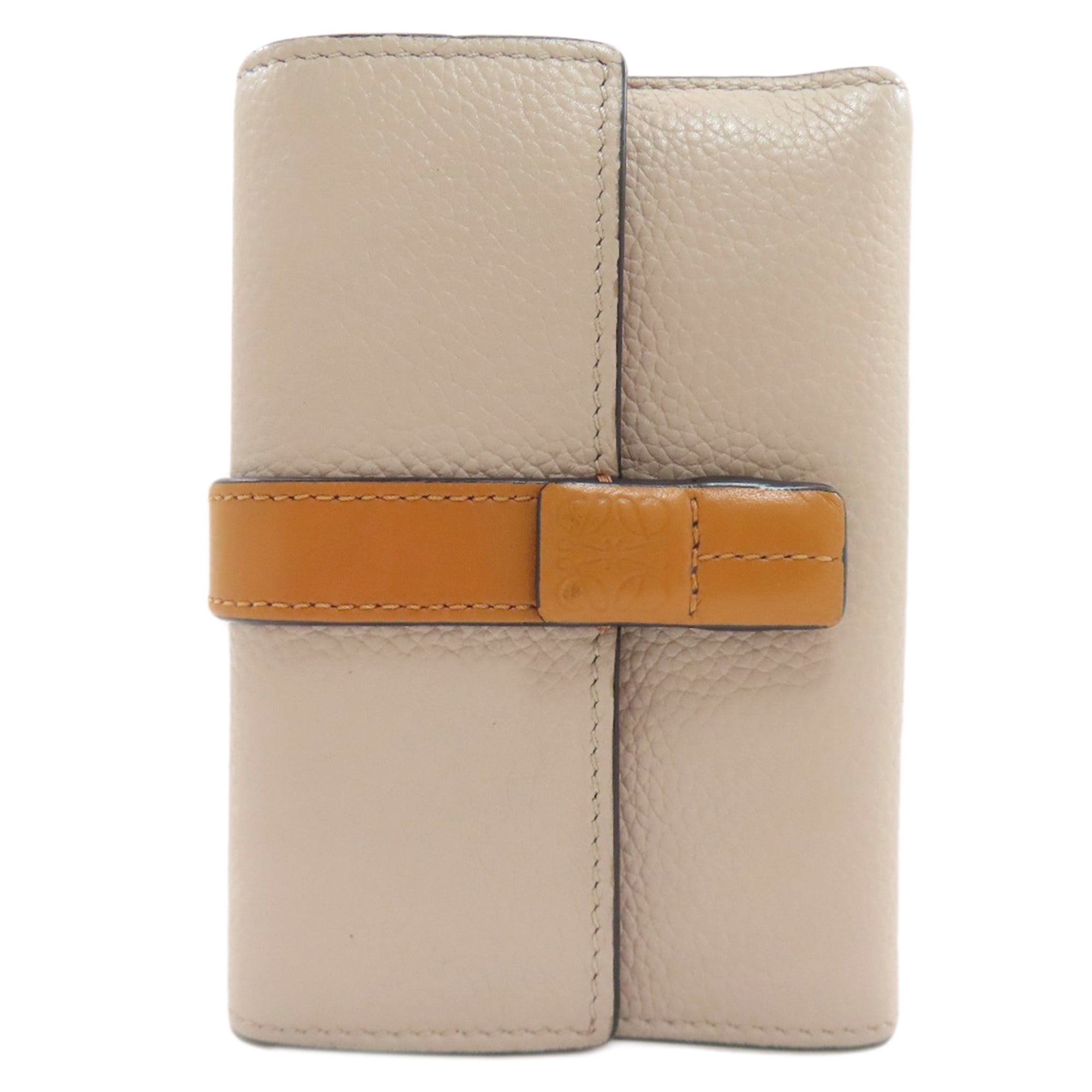 Loewe Beige Leather Wallet (Bi-Fold) (Pre-Owned)