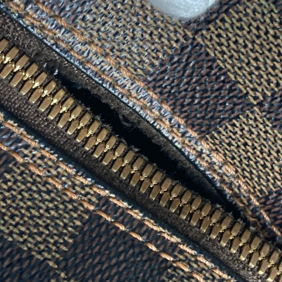 Louis Vuitton Brown Damier Canvas Shoulder Bag (Pre-Owned)