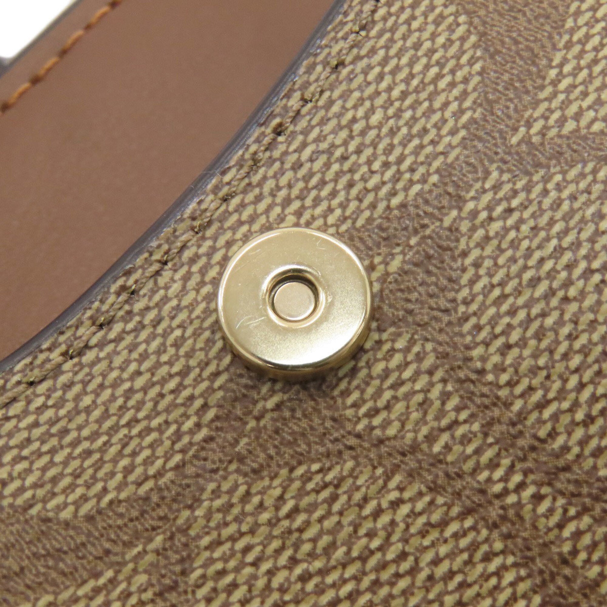Coach Brown Pvc Shoulder Bag (Pre-Owned)