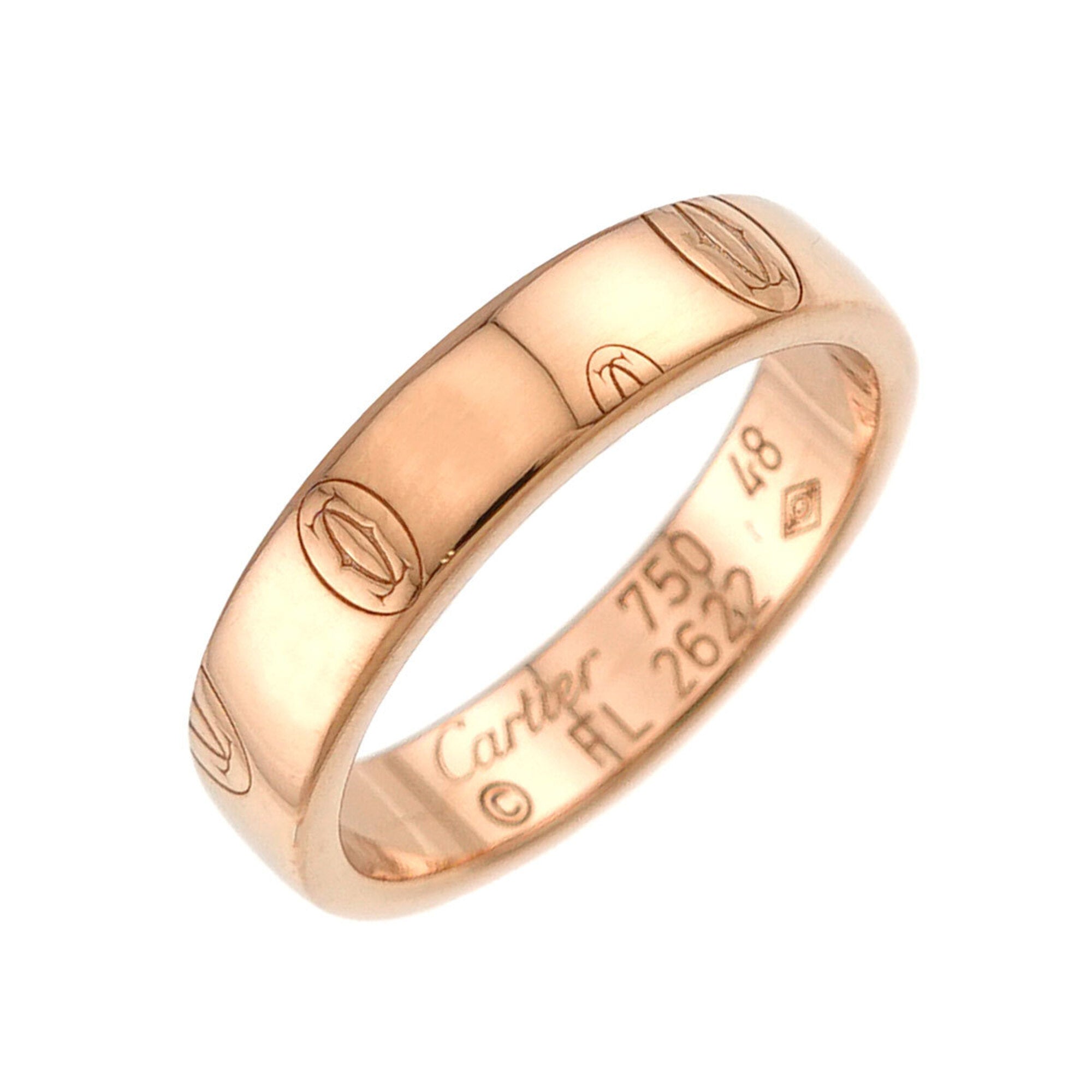 Cartier Pink Gold (18K) Band Ring (Pre-Owned)