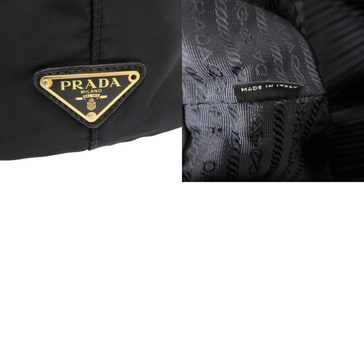 Prada Black Nylon Tote Bag (Pre-Owned)