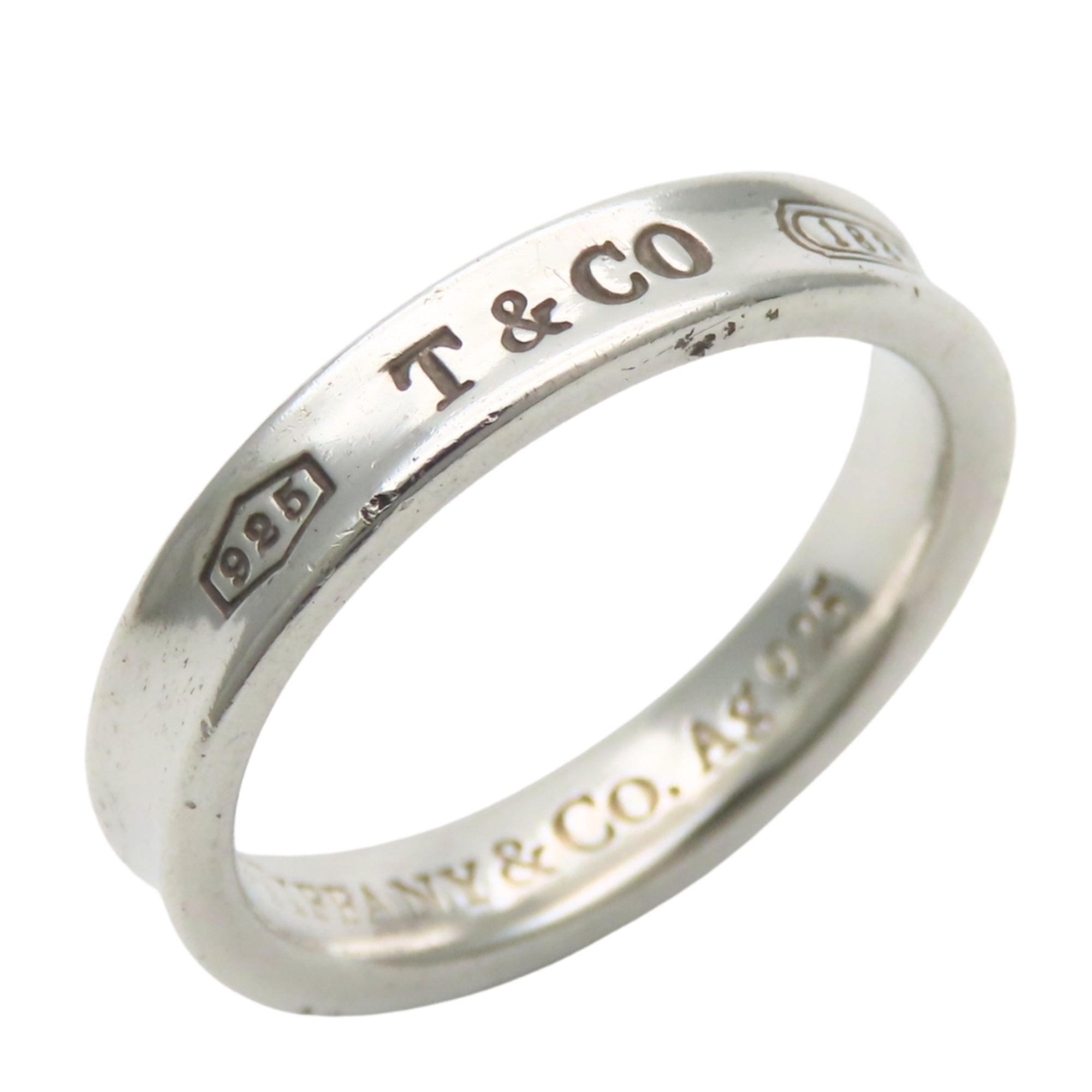 Tiffany Silver Silver 925 Band Ring (Pre-Owned)