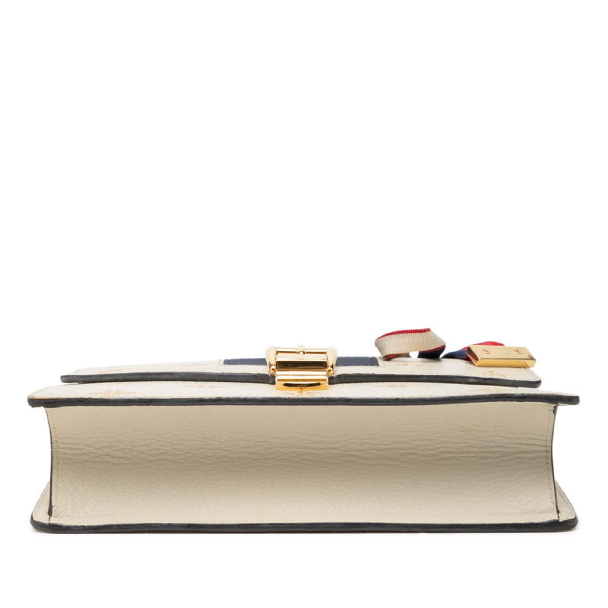Gucci Ivory Leather Shoulder Bag (Pre-Owned)