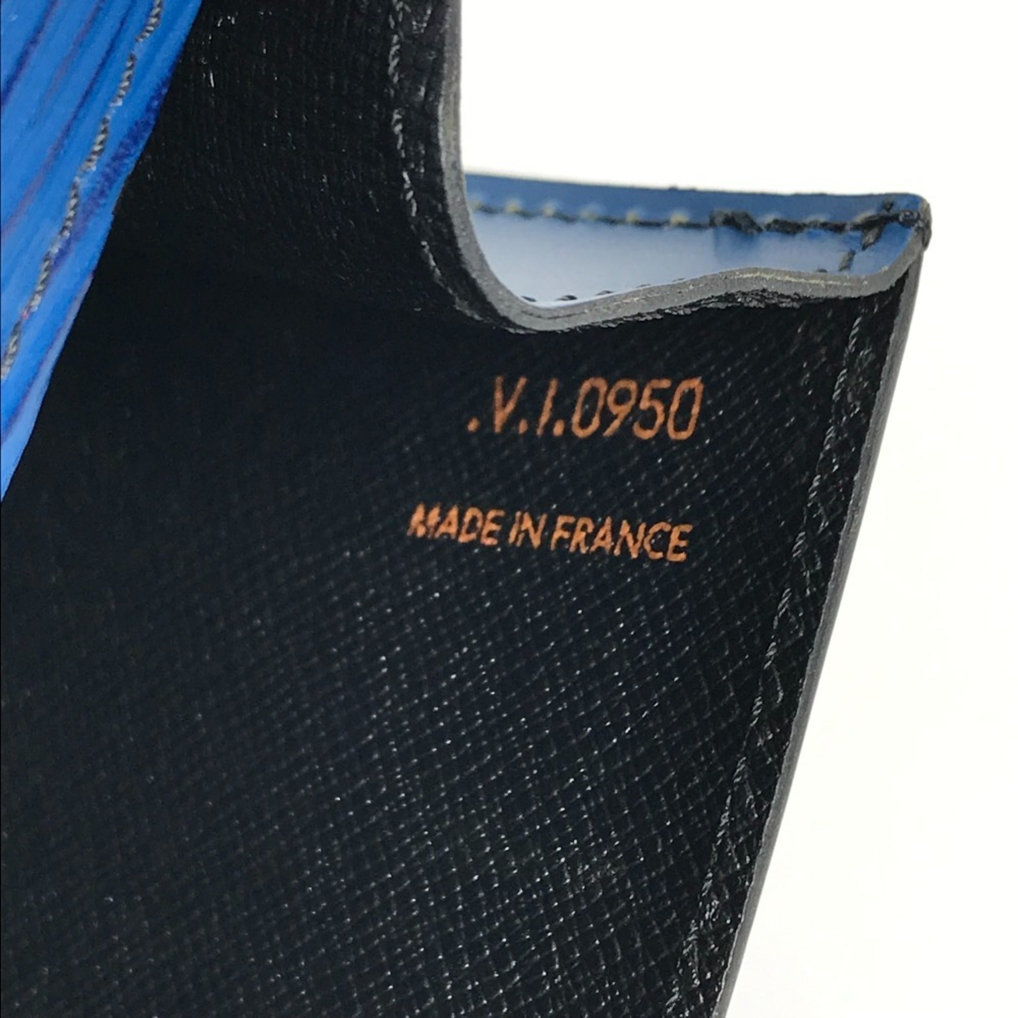 Louis Vuitton Blue Galle Toledo Blue Epi Leather Clutch Bag Pouch (Pre-Owned)