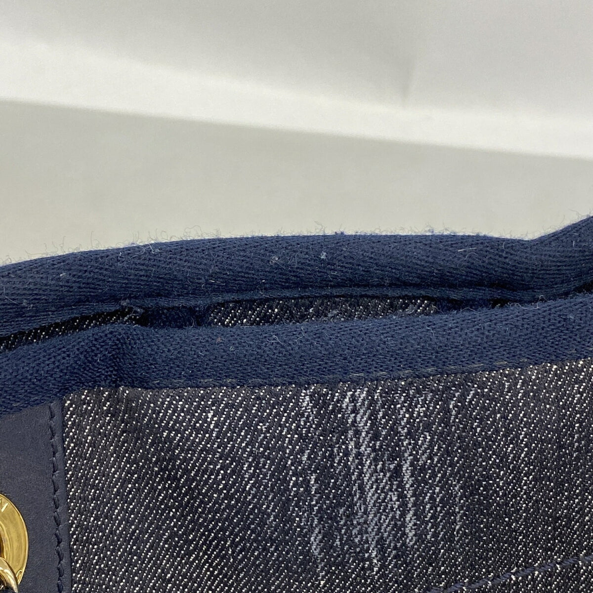 Chanel Navy Denim Tote Bag (Pre-Owned)
