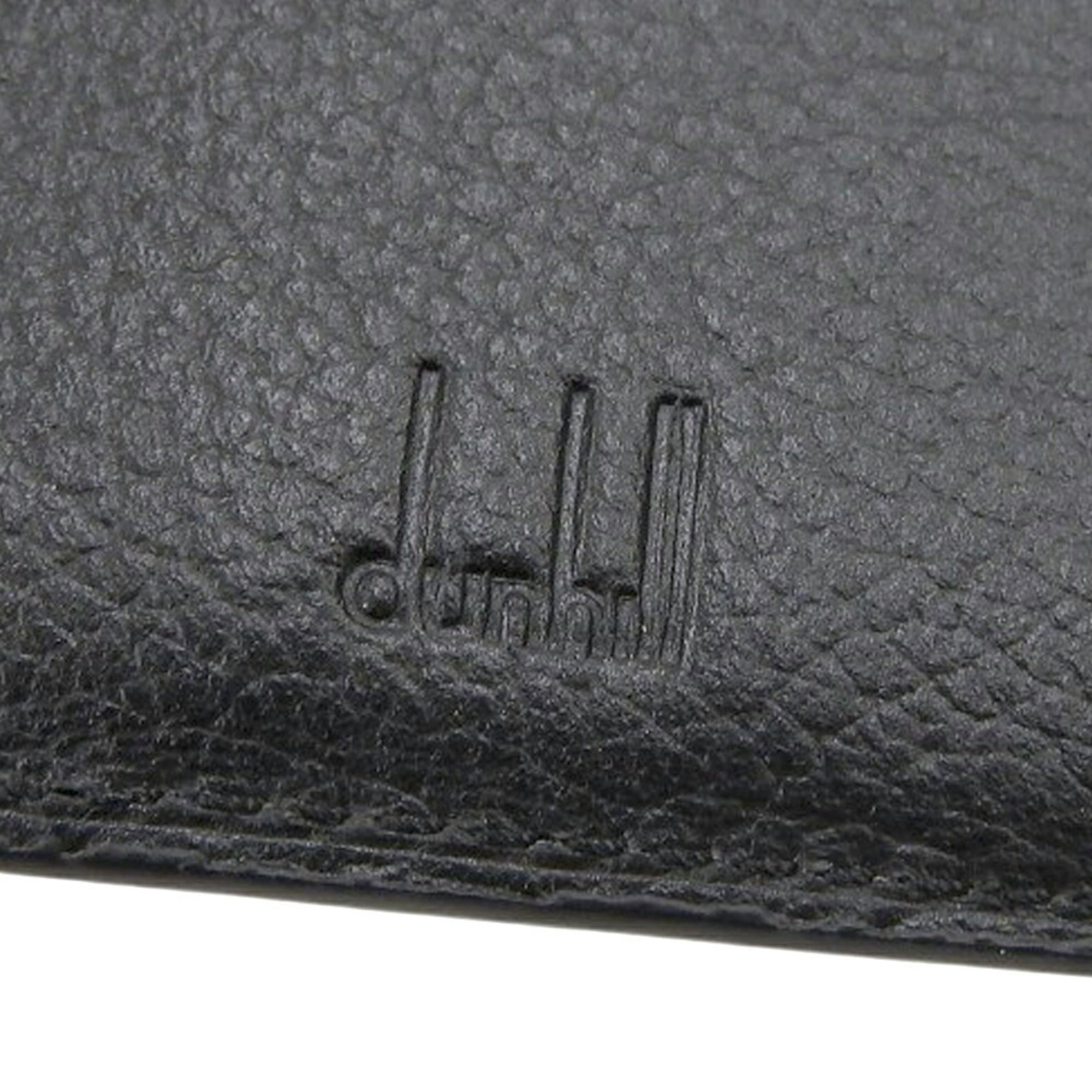 Dunhill Black Pvc Leather Wallet (Bi-Fold) (Pre-Owned)