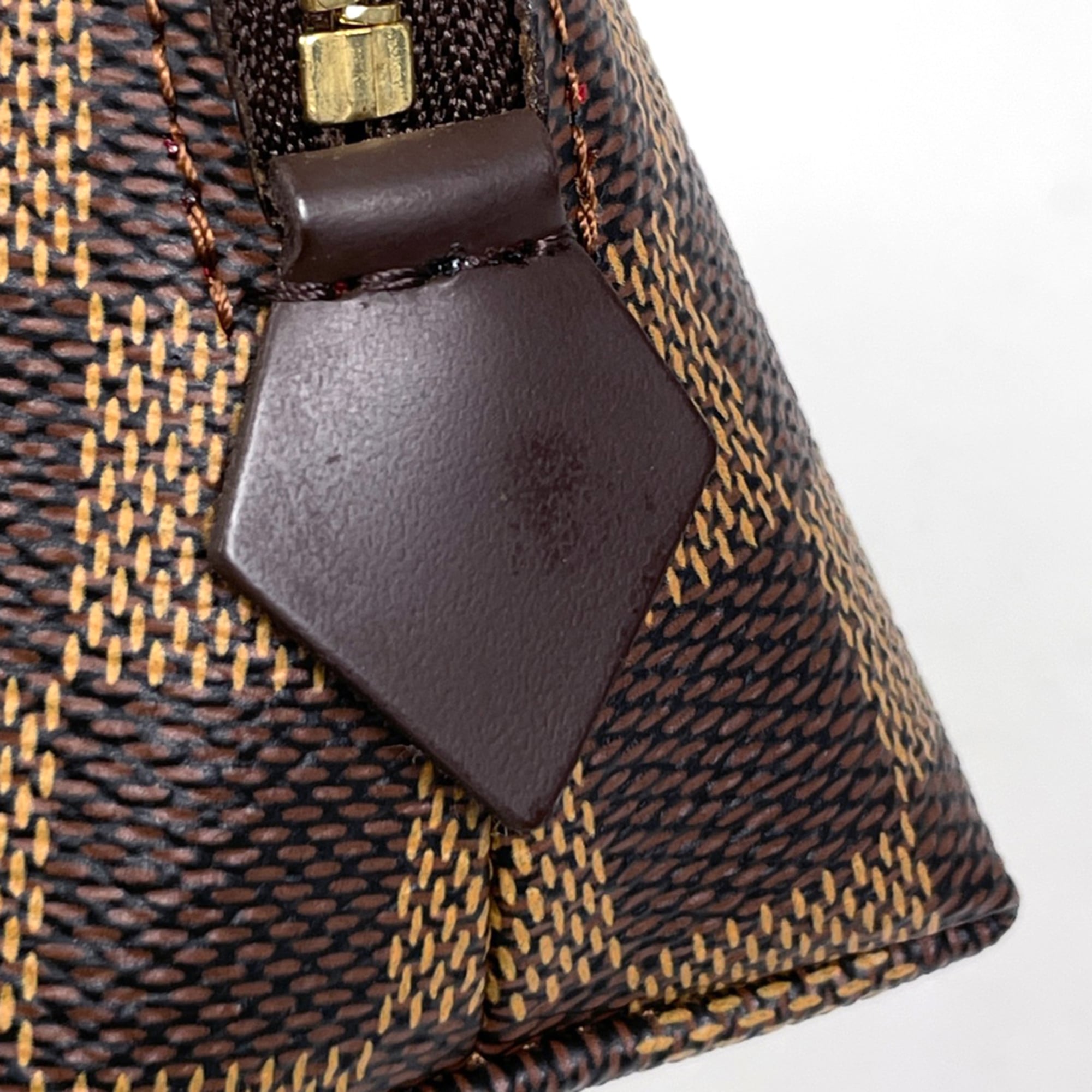 Louis Vuitton Brown Damier Canvas Pochette Pouch (Pre-Owned)