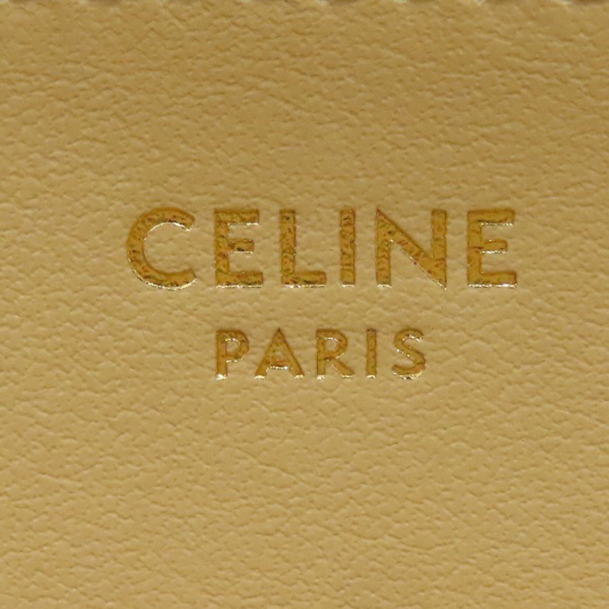 Celine Brown Leather Long Wallet (Bi-Fold) (Pre-Owned)