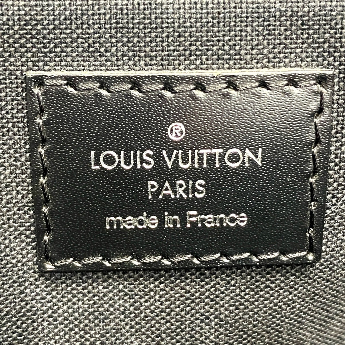 Louis Vuitton Black Damier Graphite Leather Briefcase (Pre-Owned)