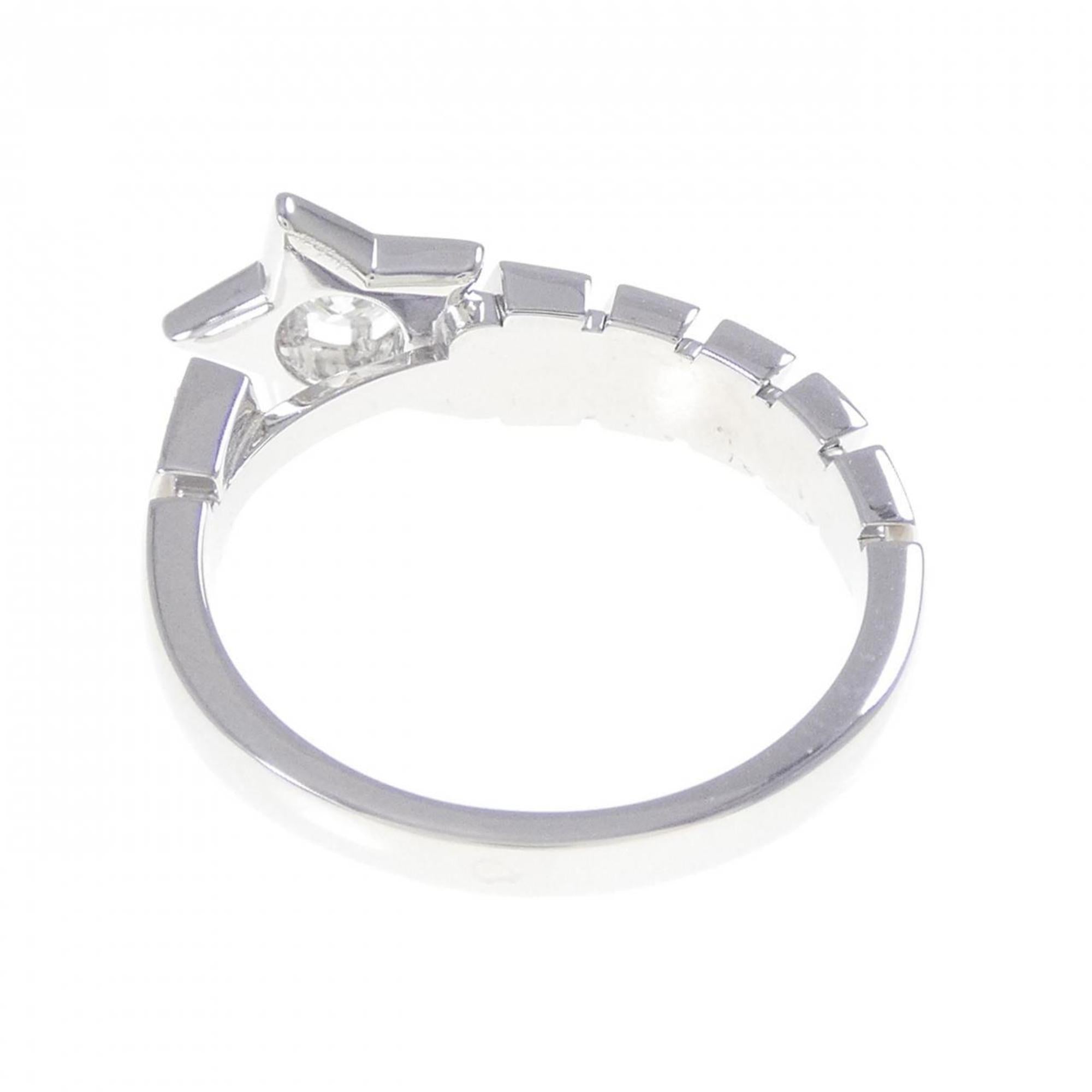 Chanel White Gold White Gold (18K) Band Ring (Pre-Owned)