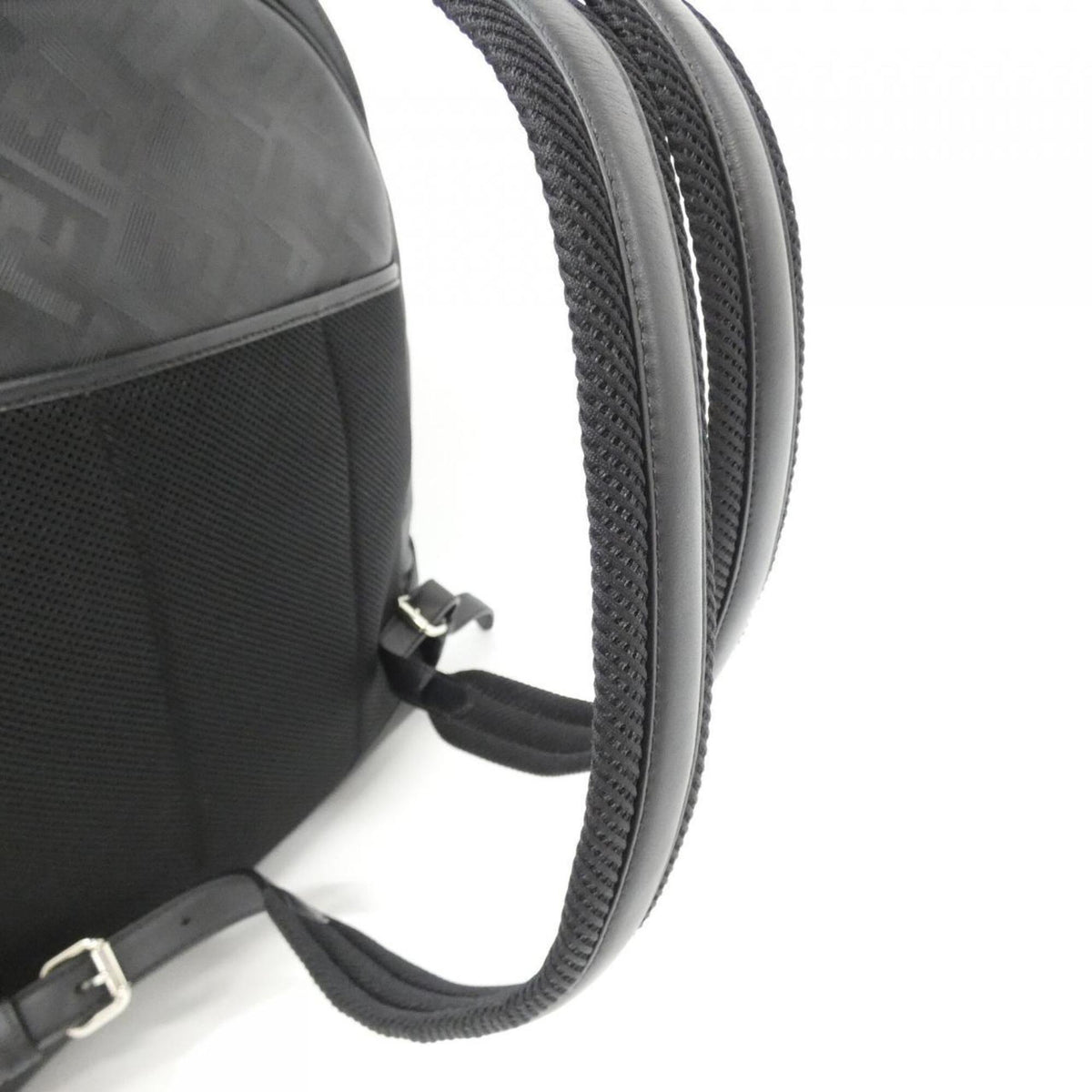 Fendi Black Leather Backpack (Pre-Owned)
