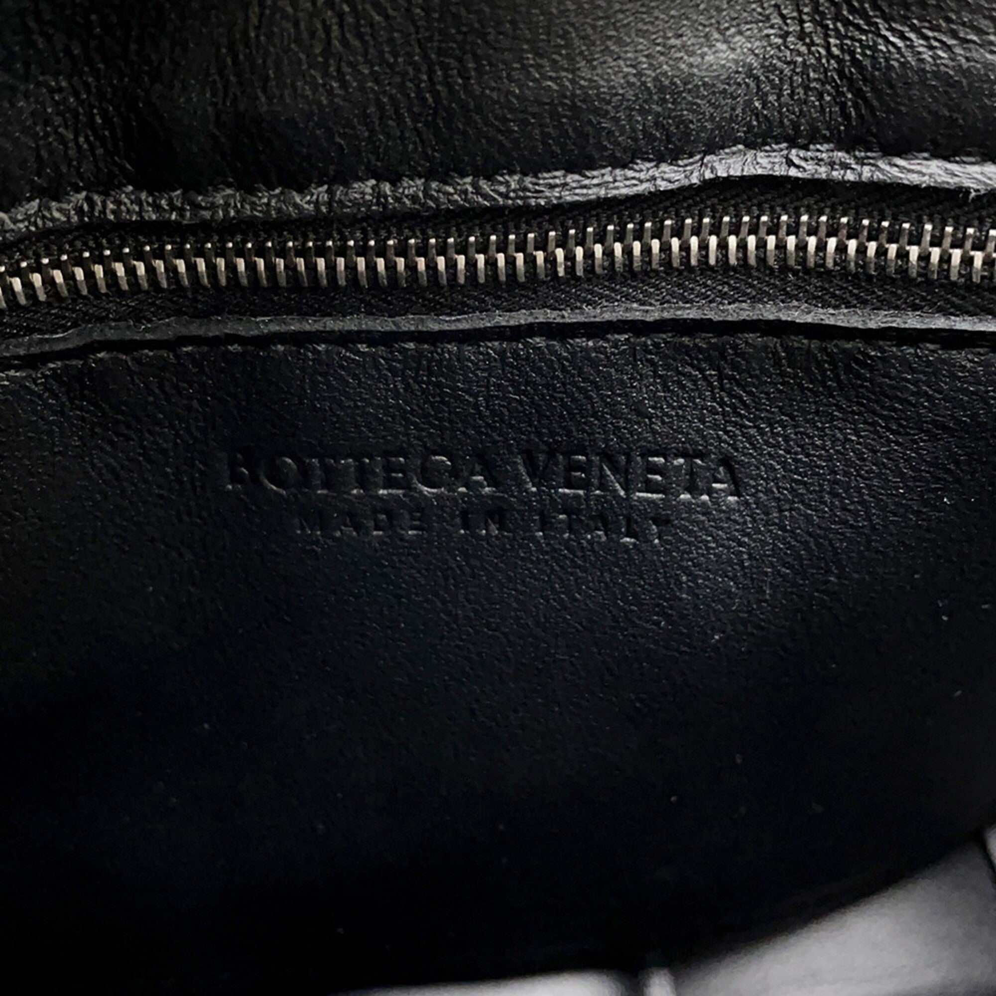 Bottega Veneta Black Leather Handbag Shoulder Bag (Pre-Owned)