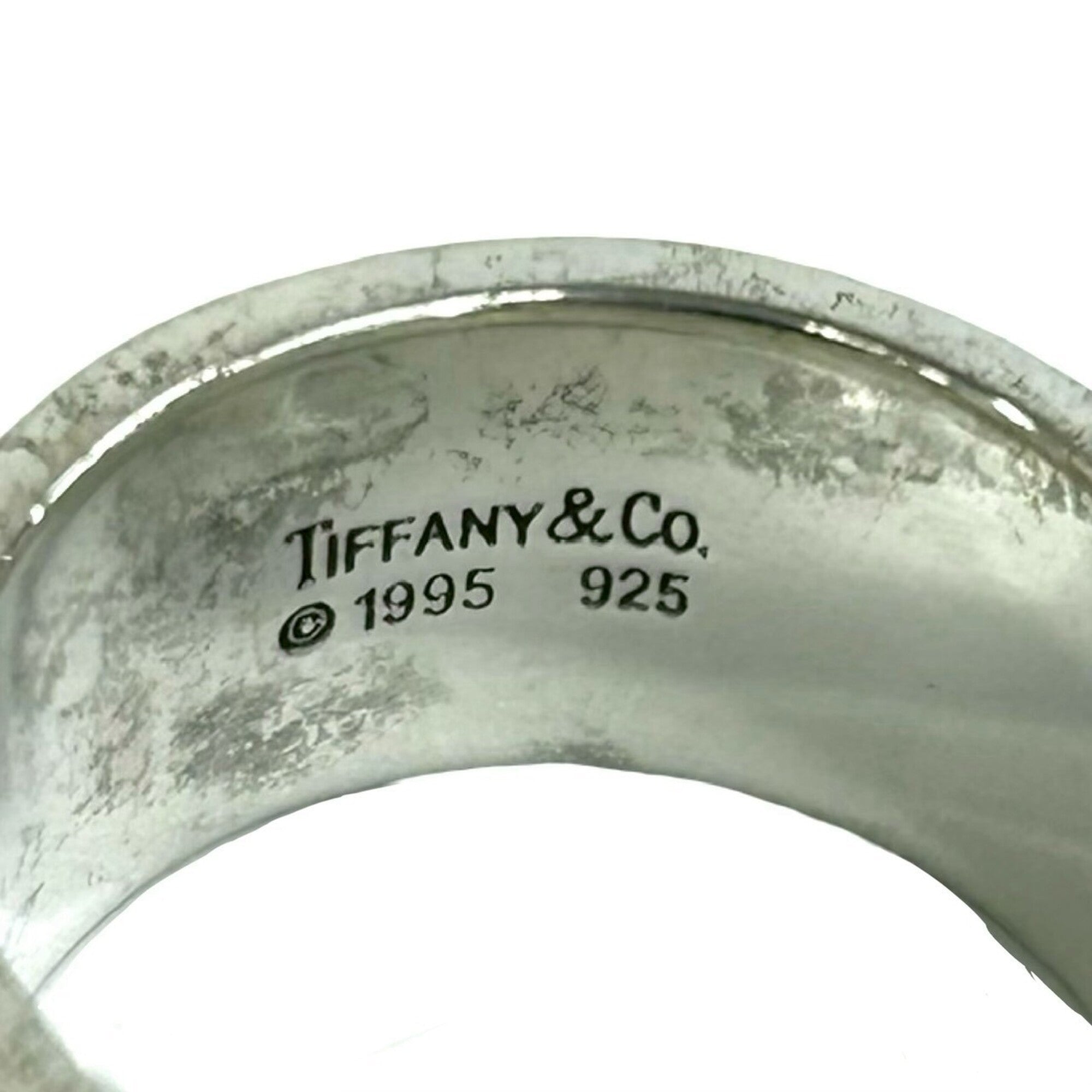 Tiffany Silver Silver 925 Band Ring (Pre-Owned)