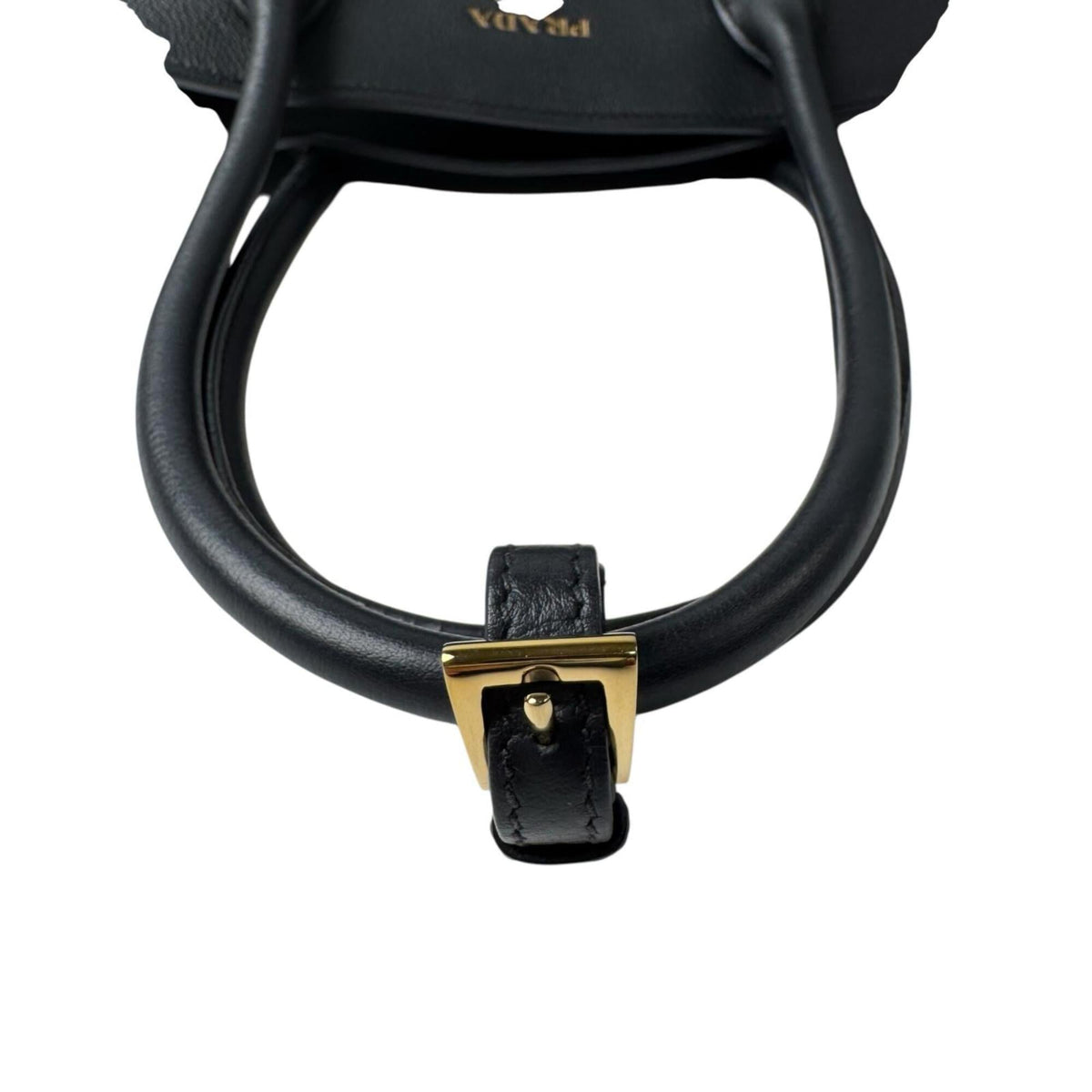 Prada Black Leather Tote Bag (Pre-Owned)