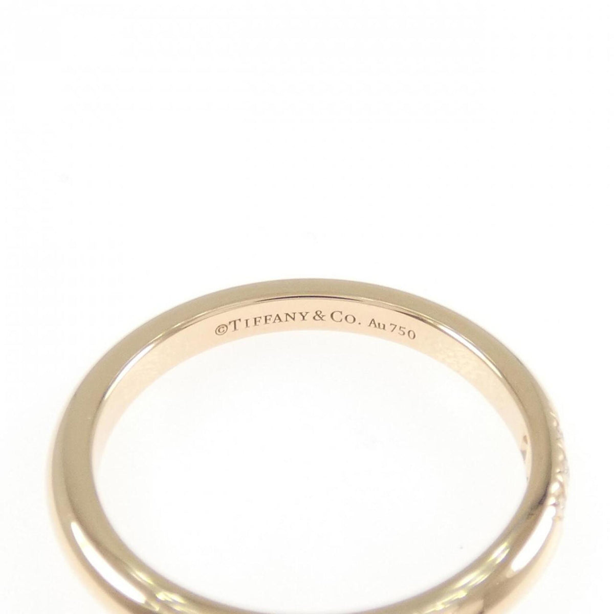 Tiffany Pink Gold (18K) Band Ring (Pre-Owned)