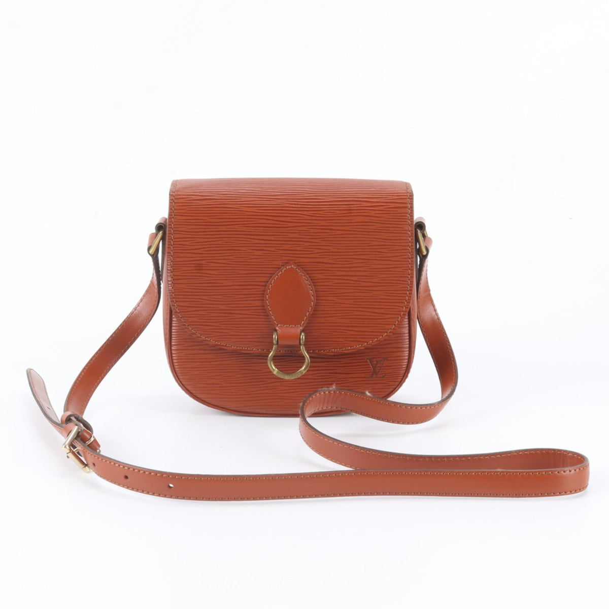 Louis Vuitton Kenyan Brown Leather Crossbody Bag Shoulder Bag (Pre-Owned)