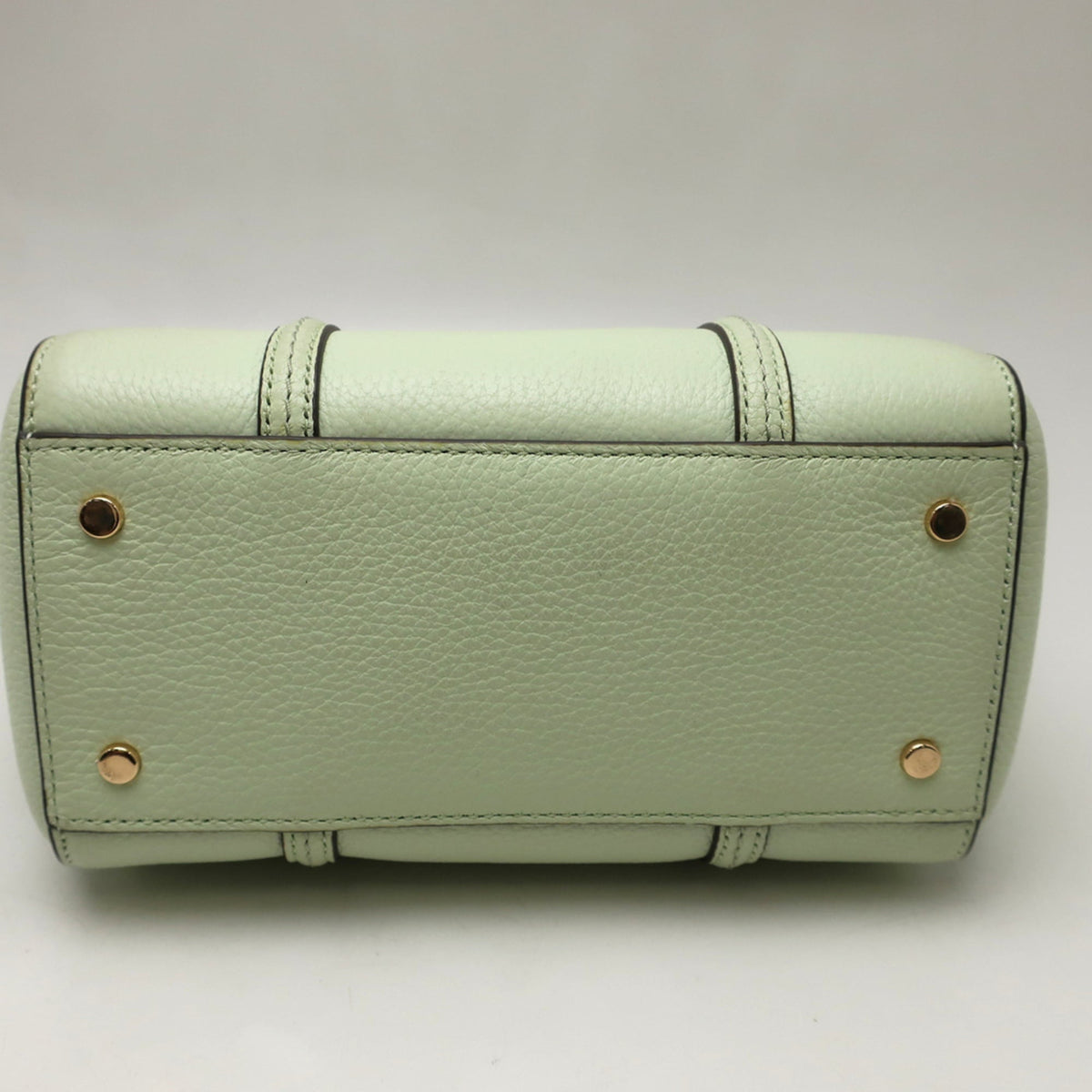 Tory Burch Green Leather Boston Bag (Pre-Owned)
