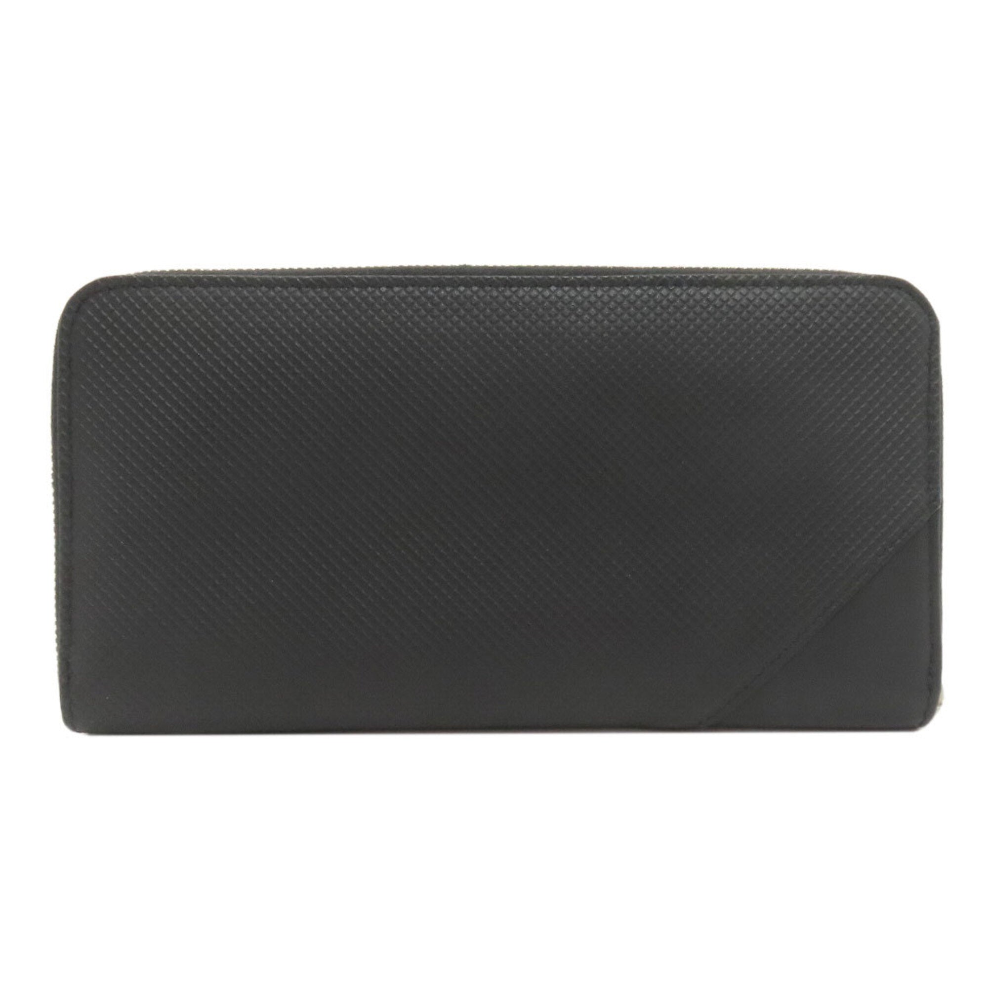 Bottega Veneta Black Leather Long Wallet (Bi-Fold) (Pre-Owned)