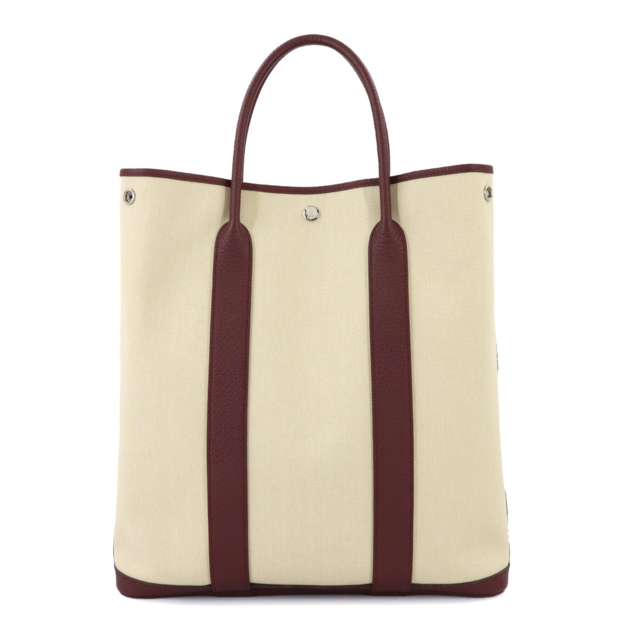 Hermes Negonda Leather Handbag Tote Bag (Pre-Owned)