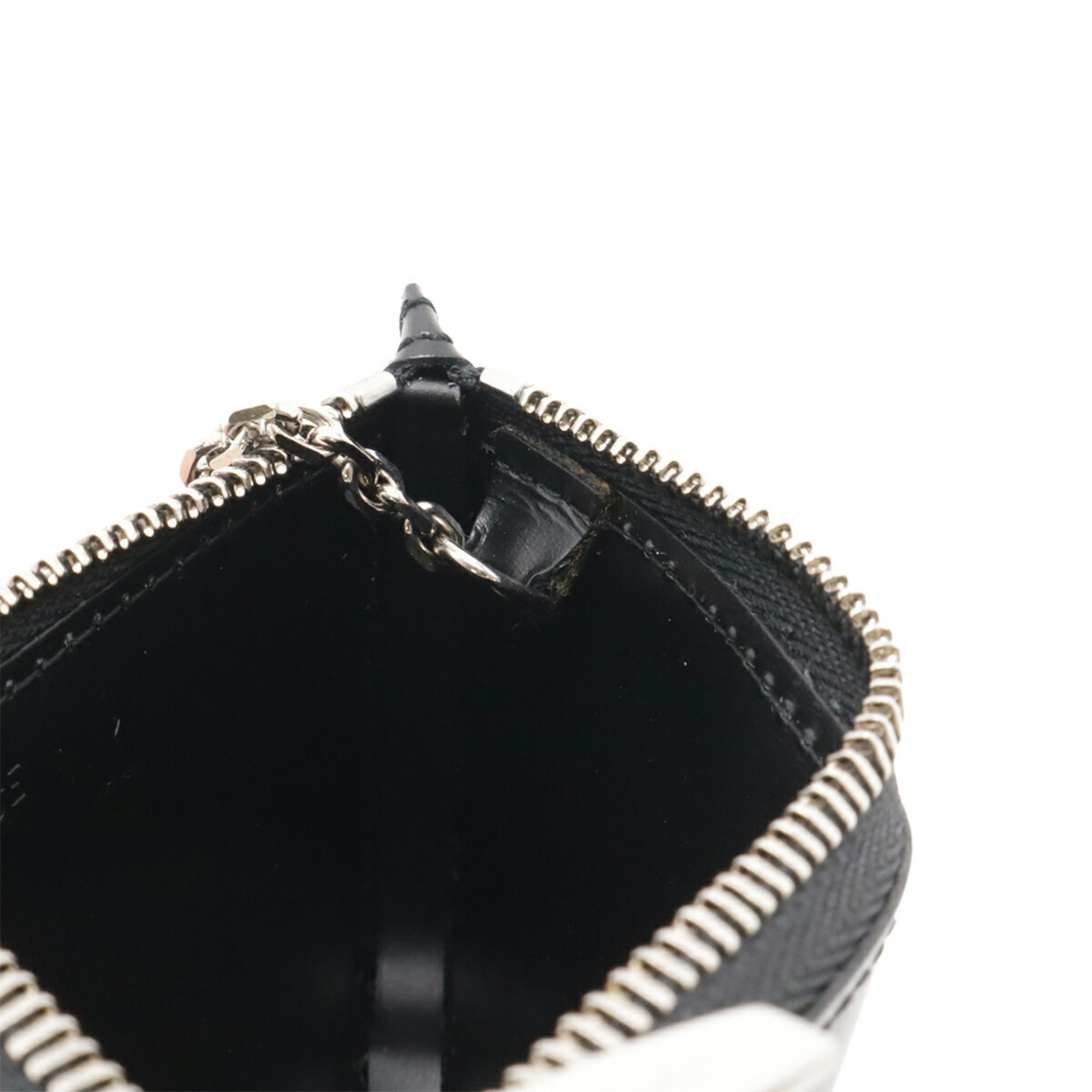 Cartier Black Leather Coin Purse/Coin Case (Pre-Owned)