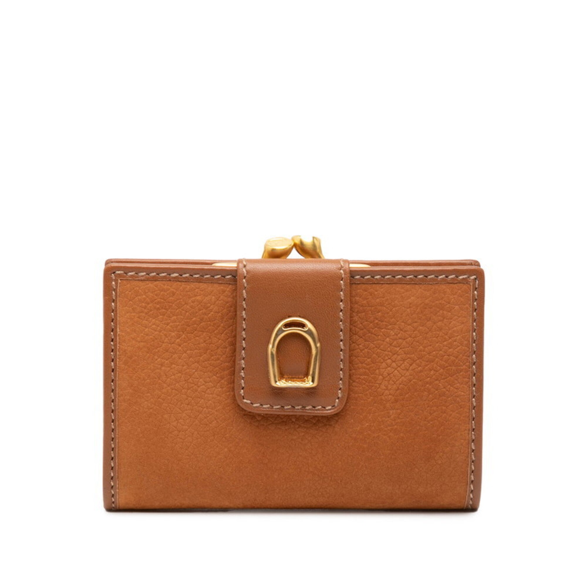 Gucci Brown Leather Coin Purse/Coin Case (Pre-Owned)