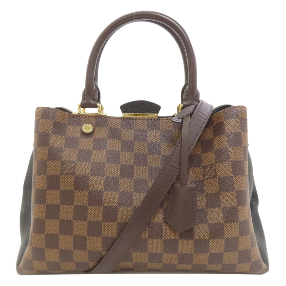 Louis Vuitton Damier Canvas Ebene Damier Canvas Handbag (Pre-Owned)