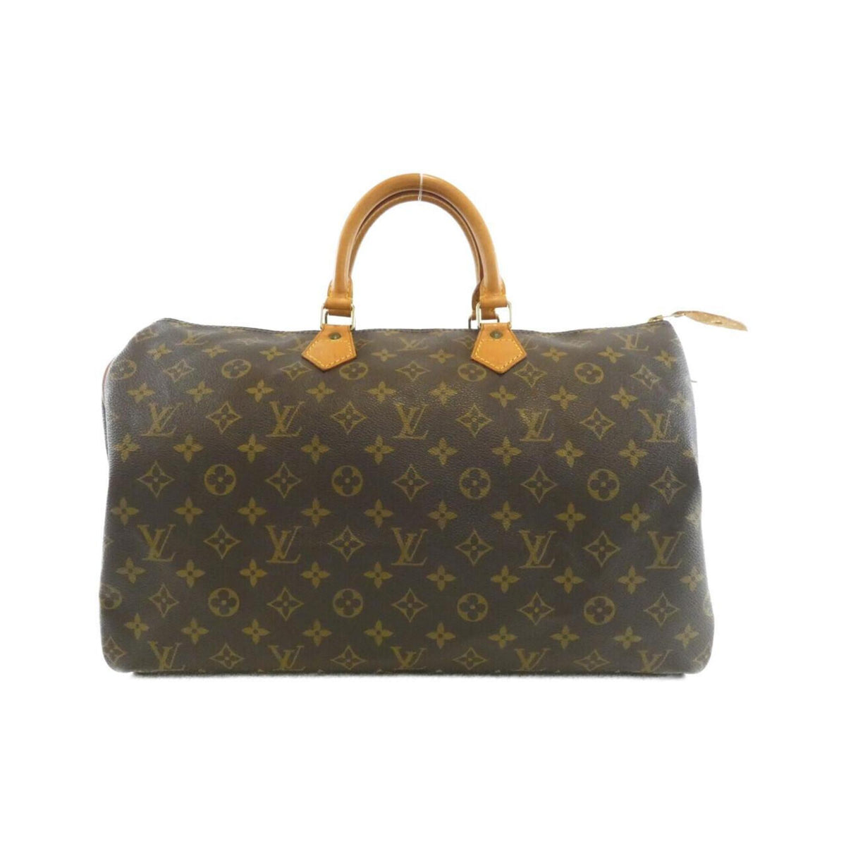 Louis Vuitton Monogram Marron Coated Canvas Boston Bag (Pre-Owned)
