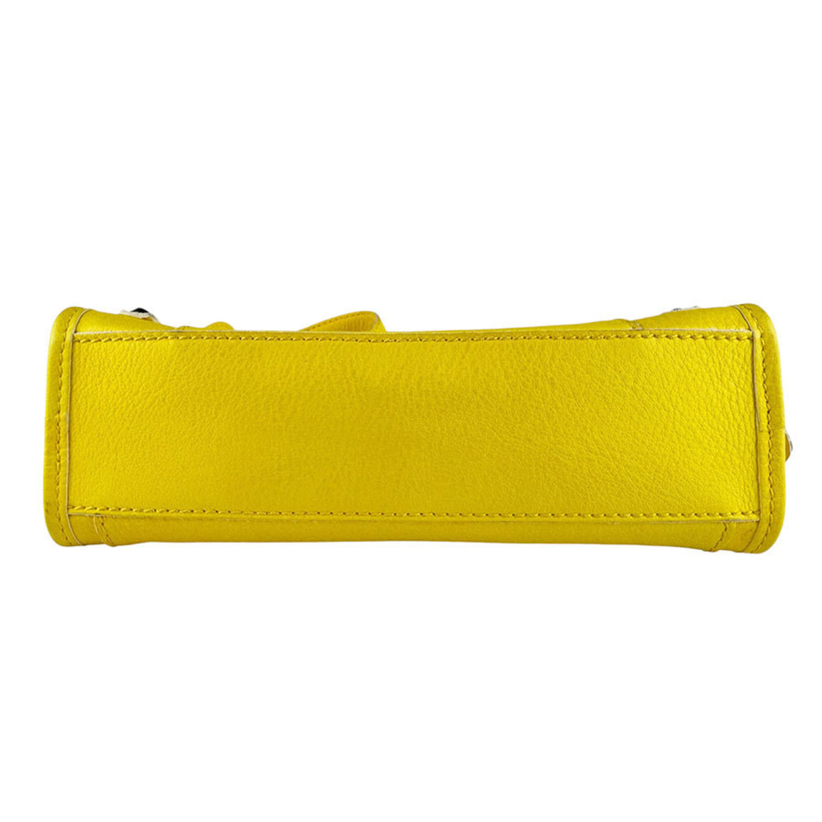 Balenciaga Yellow Leather Handbag Shoulder Bag (Pre-Owned)