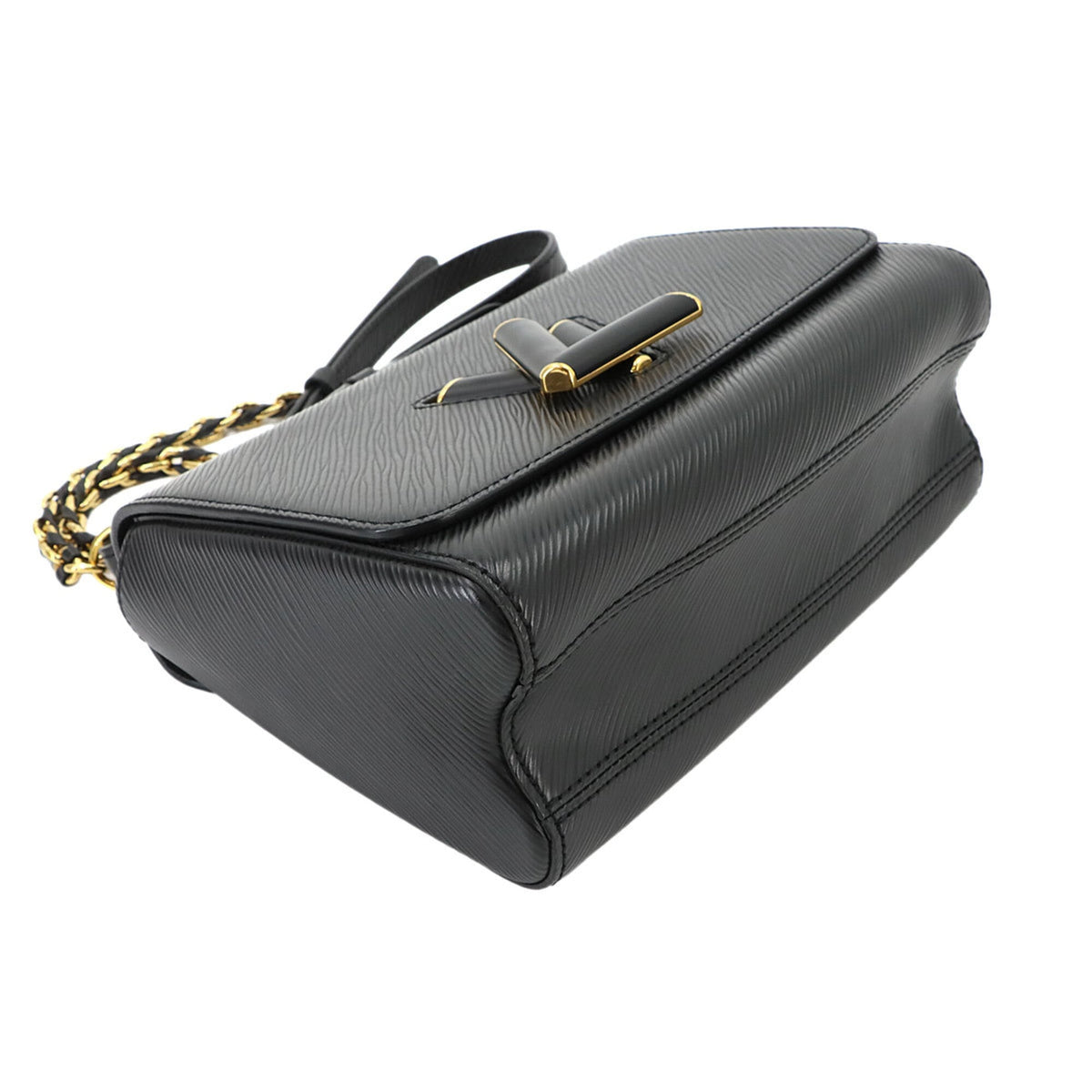 Louis Vuitton Noir Epi Leather Handbag Shoulder Bag (Pre-Owned)