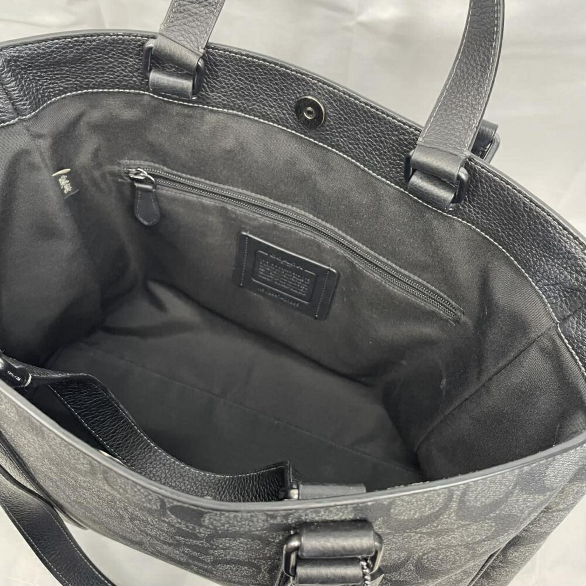 Coach Black Signature Line (Pre-Owned)