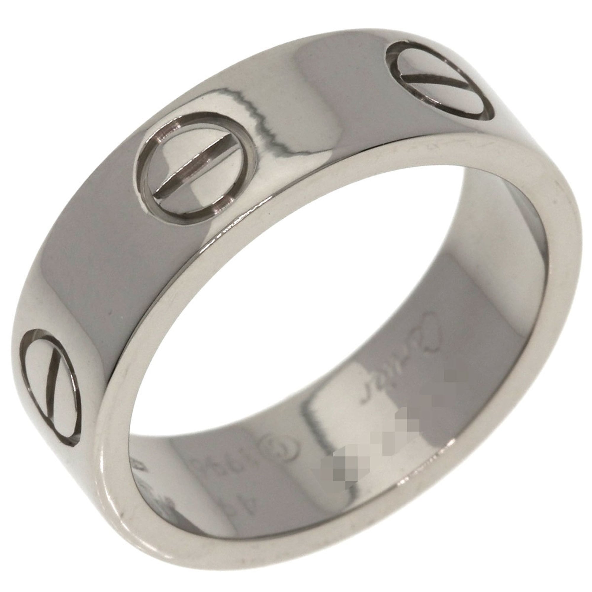 Cartier Love White Gold (18K) Band Ring (Pre-Owned)