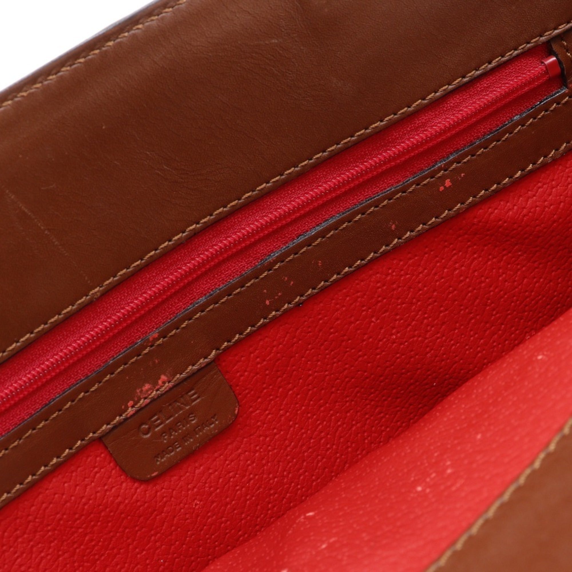 Celine Brown Leather Tote Bag (Pre-Owned)