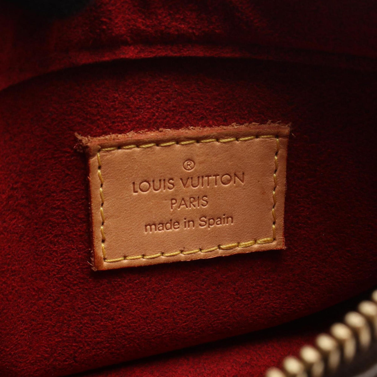 Louis Vuitton Brown Monogram Coated Canvas Leather Handbag Shoulder Bag (Pre-Owned)