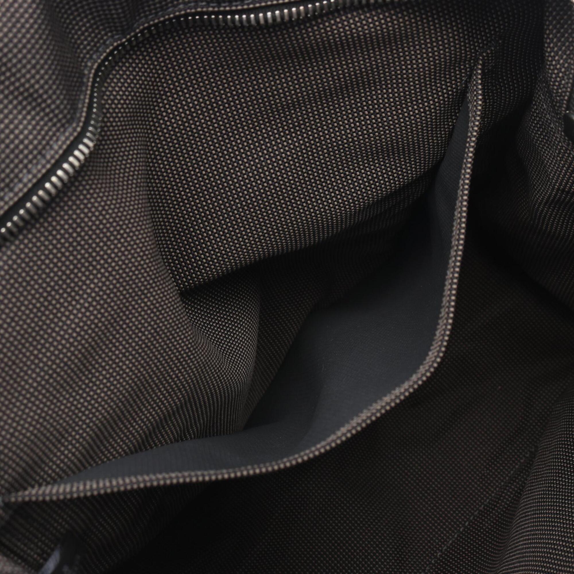 Hermes Gray Nylon Canvas Backpack Handbag (Pre-Owned)