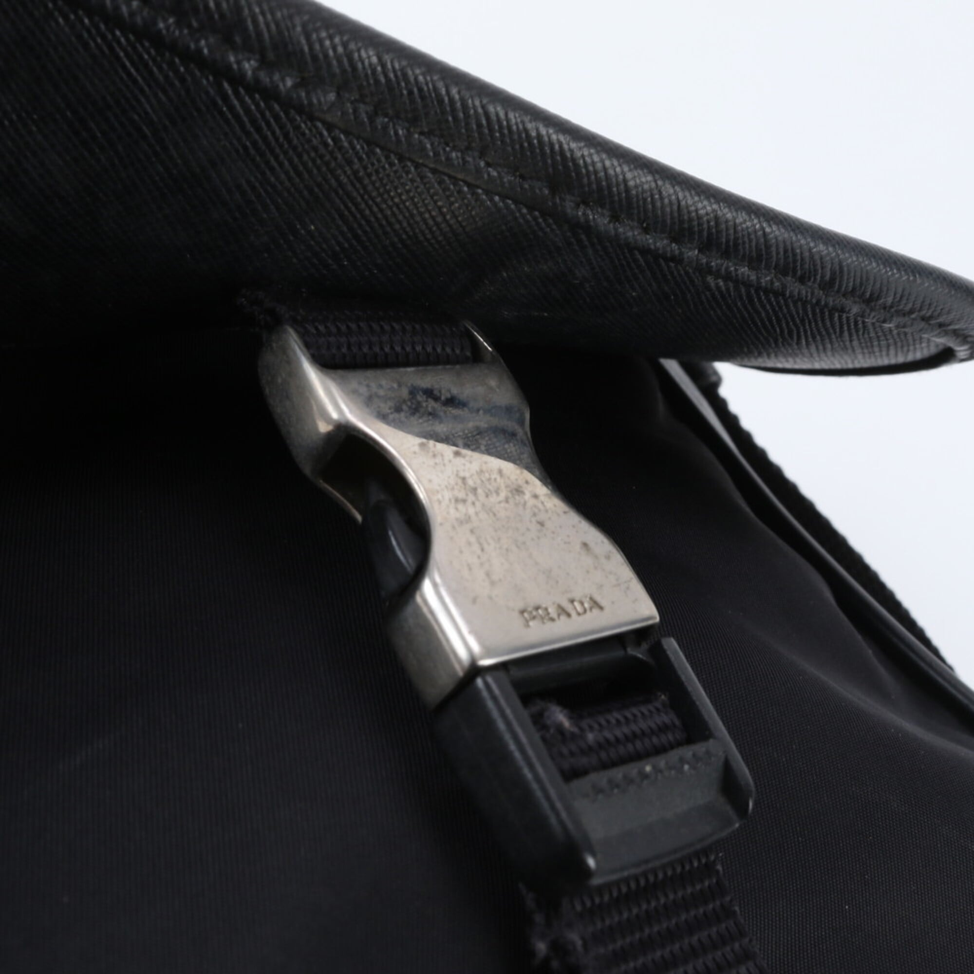 Prada Black Nylon Shoulder Bag (Pre-Owned)