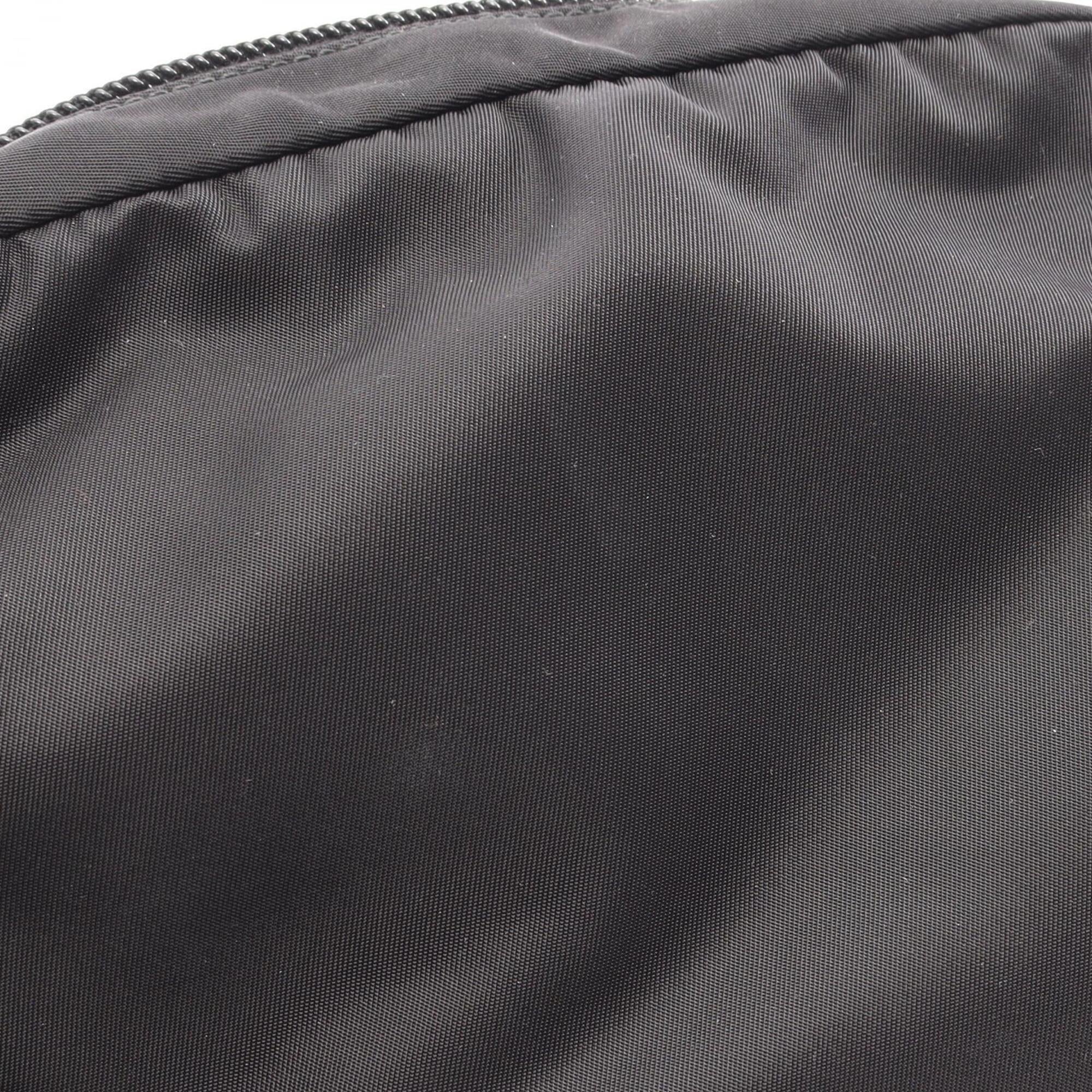 Prada Black Multi-Color Nylon Handbag Pouch (Pre-Owned)