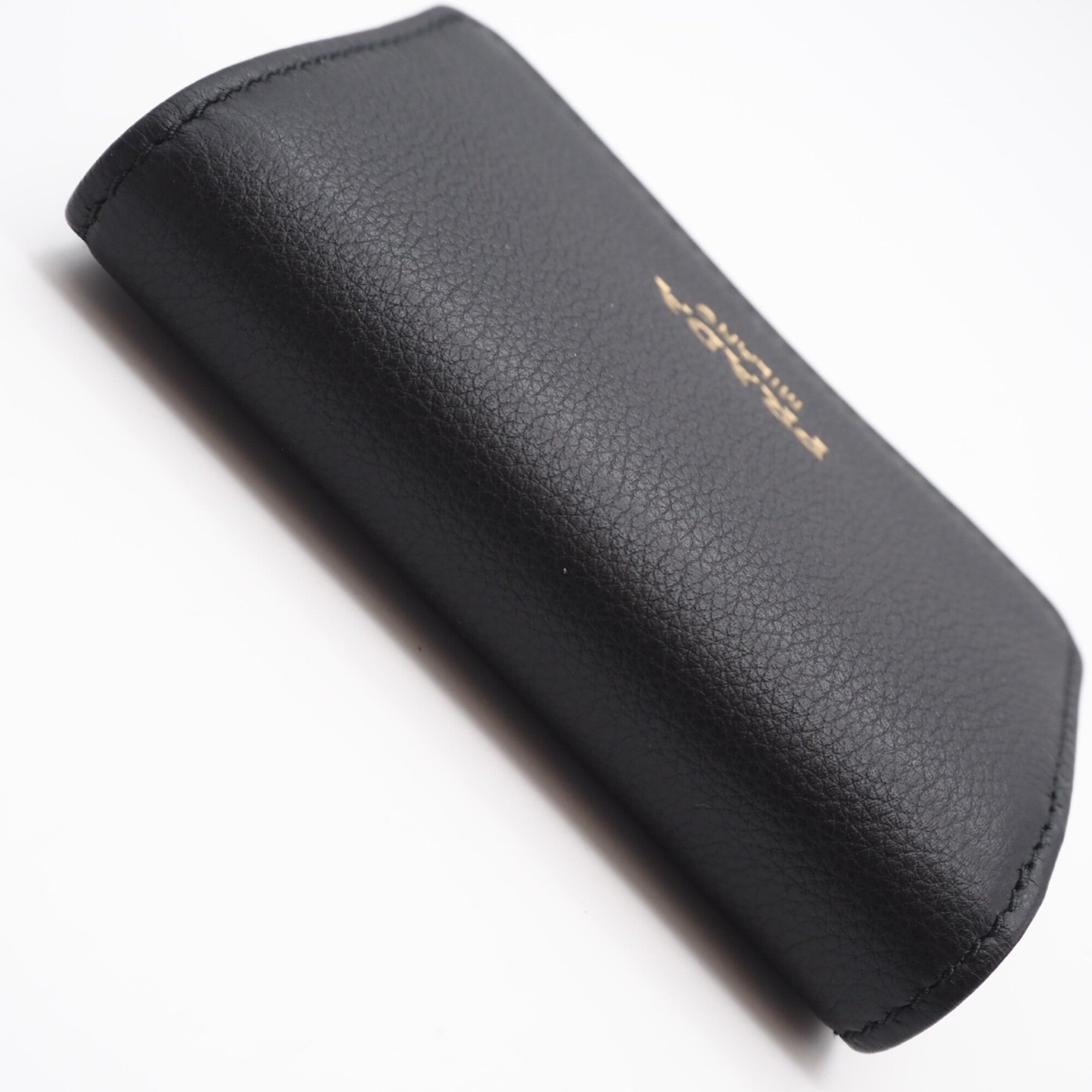 Prada Black Leather Wallet (Tri-Fold) (Pre-Owned)