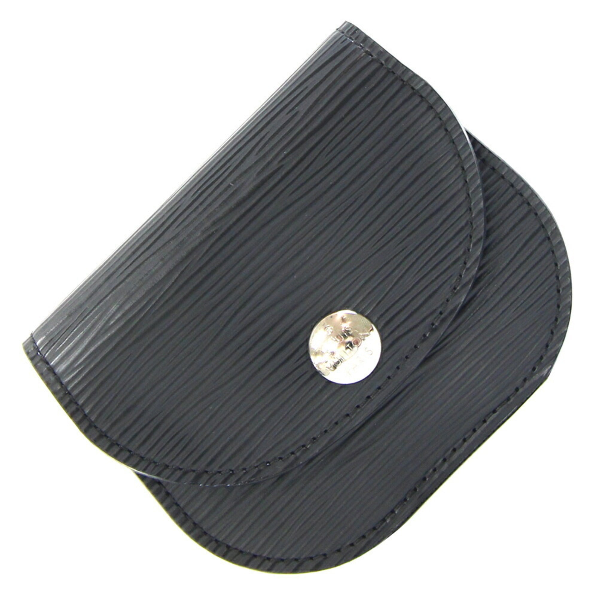 Louis Vuitton Noir Epi Leather Coin Purse/Coin Case (Pre-Owned)